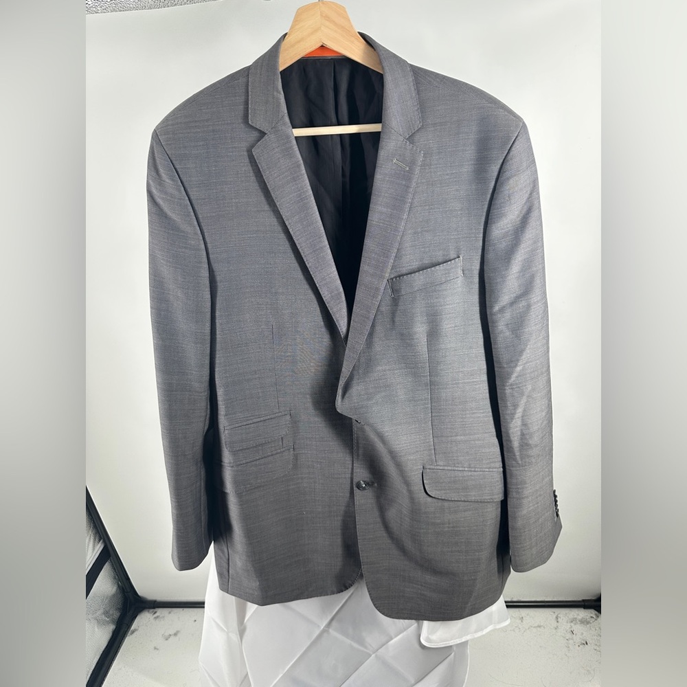 Ben Sherman gray wool blazer